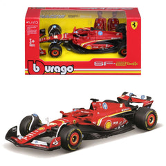 Bburago Ferrari SF-24 2024 side view reveals true-to-scale detailing for collectors.