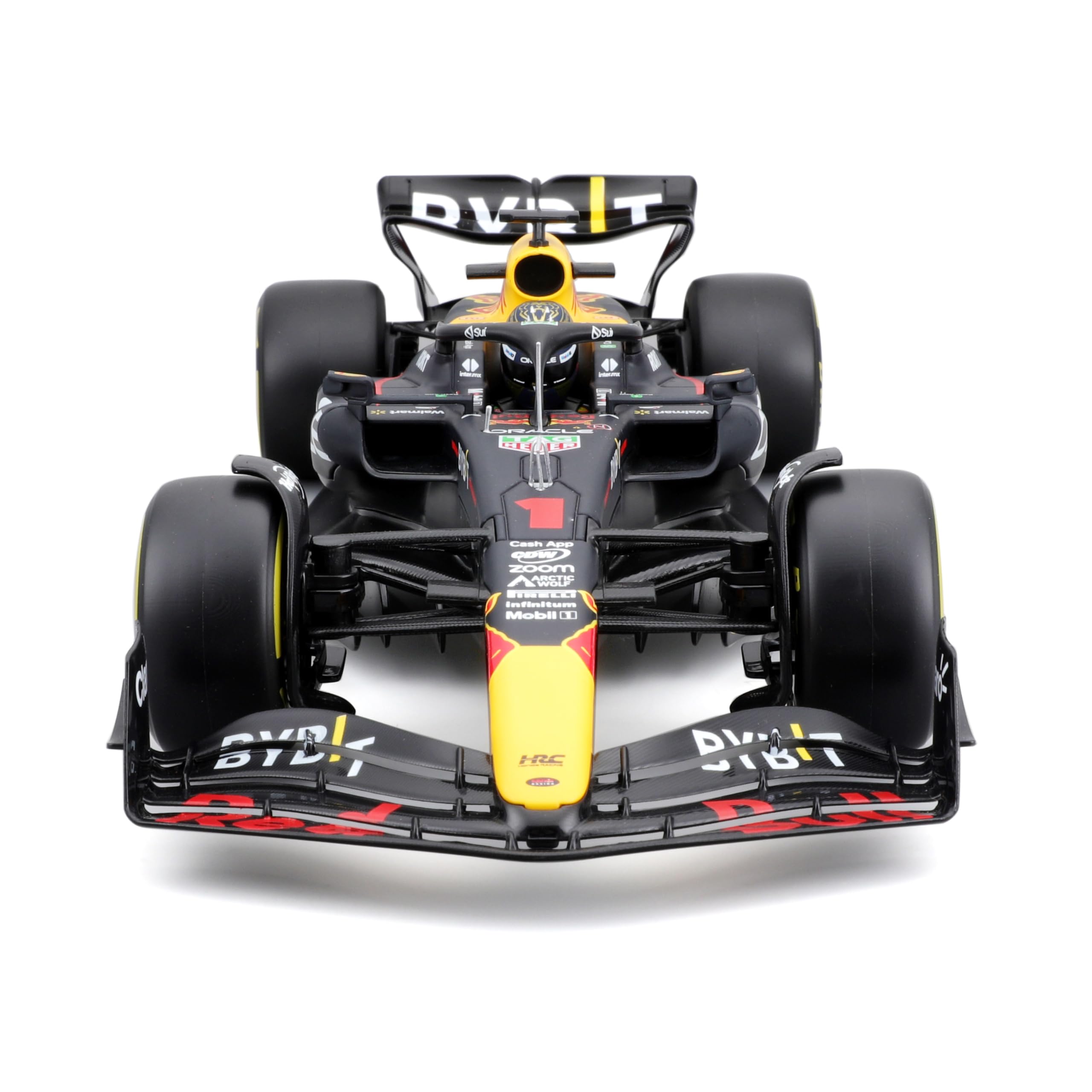 Bburago RB19 engine compartment detail reflects craftsmanship behind the model.