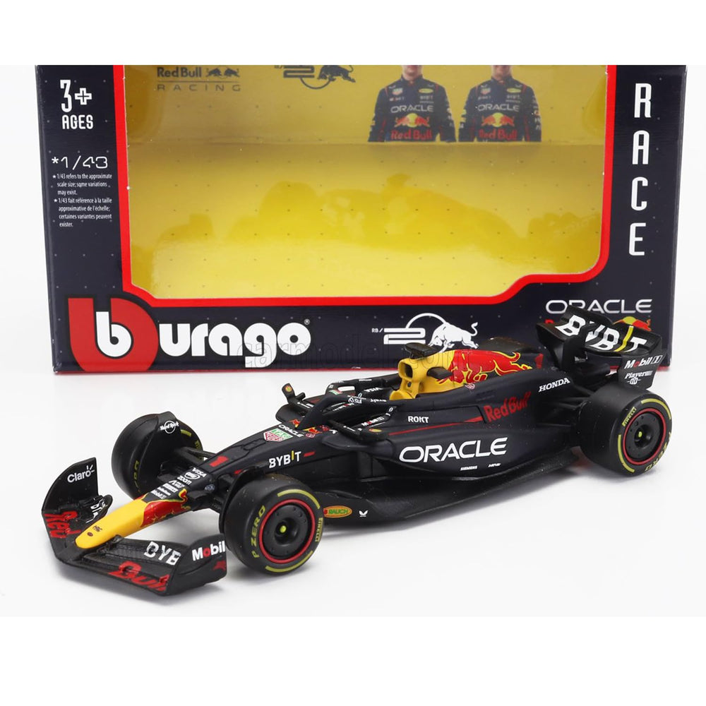 BBurago Red Bull RB20 1:43 front detail highlights crisp decals and proportions