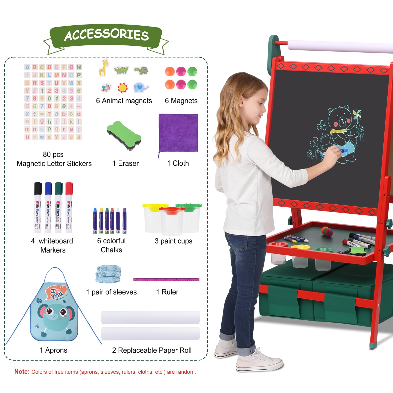 BBV Kids Easel accessory kit to jumpstart creativity and learning