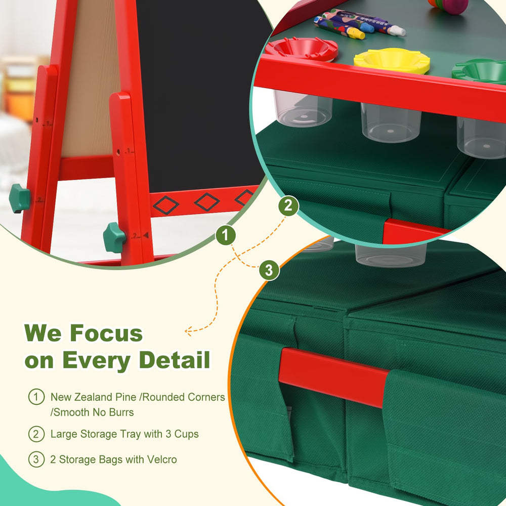 BBV Kids Easel chalkboard surface ideal for chalk art and quick sketches