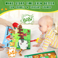 BBWOO safe non-toxic fabric ensures gentle exploration for curious babies