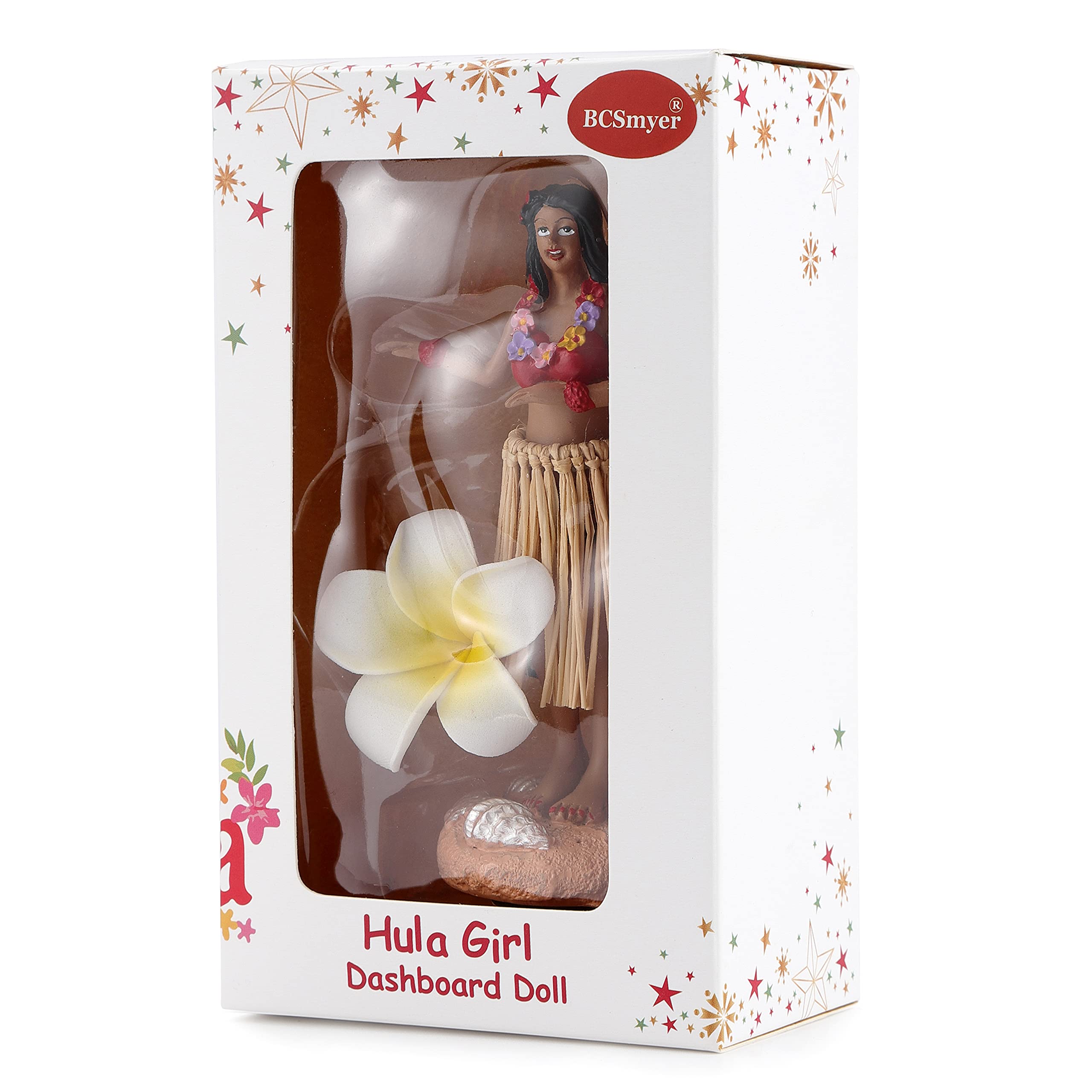 BCSmyer hula doll fits on shelves, desks, and small spaces