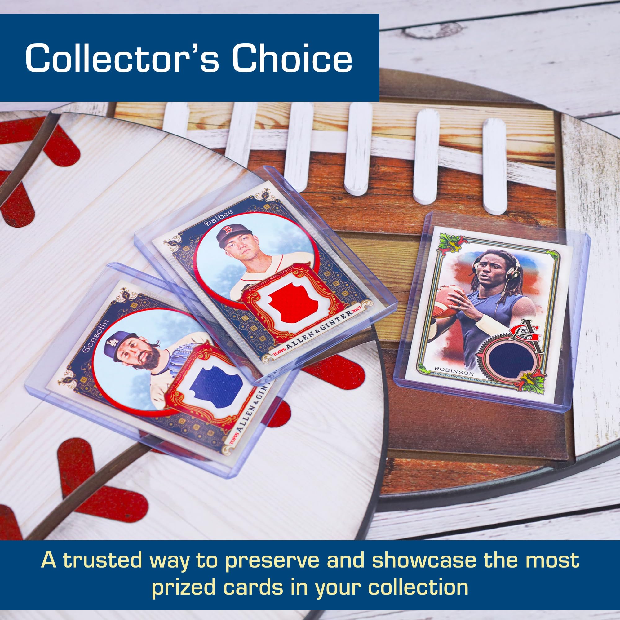 BCW 59PT thick toploader showcases crystal-clear protection for trading and sports cards