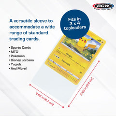BCW card in toploader for added protection and presentation.