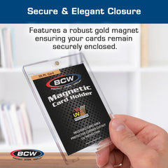 BCW holder features arrowhead corners protecting card edges