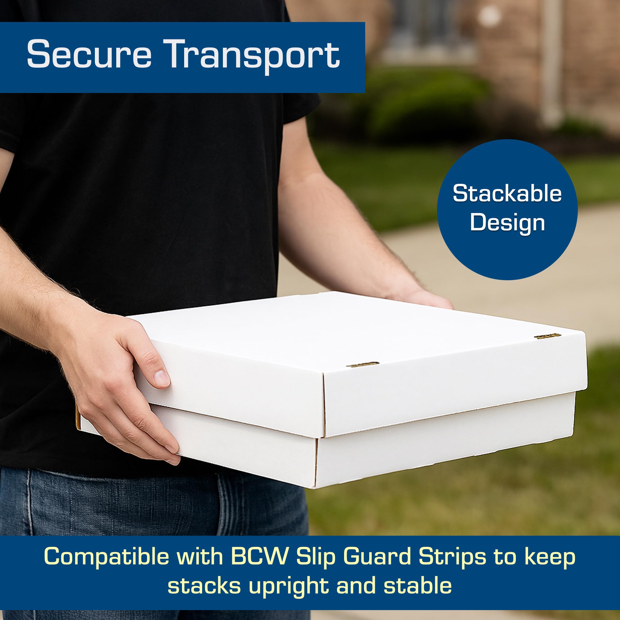 BCW Monster Box compatible with MTG, Pokémon, and sports cards