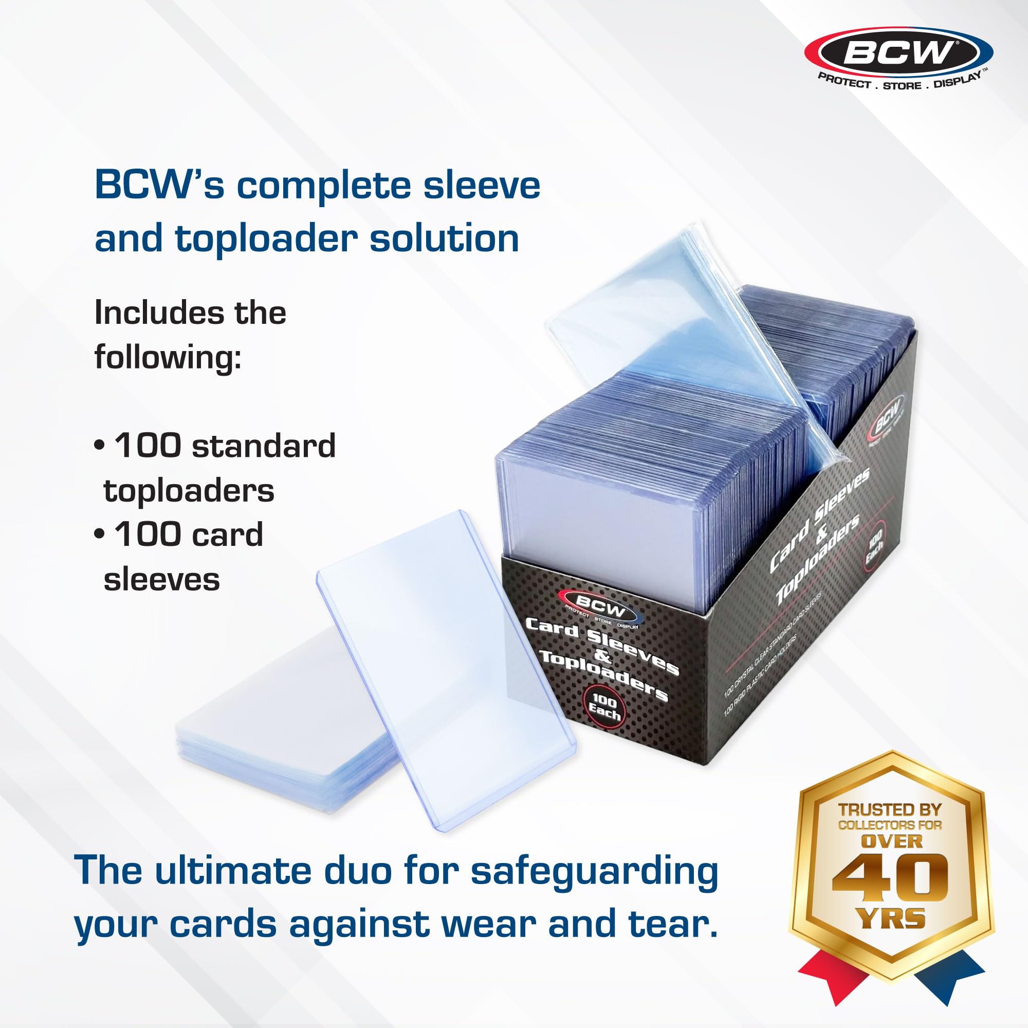BCW penny sleeve acid-free crystal-clear for long-term safe storage.