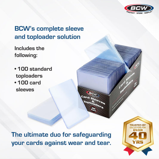 BCW penny sleeve acid-free crystal-clear for long-term safe storage.