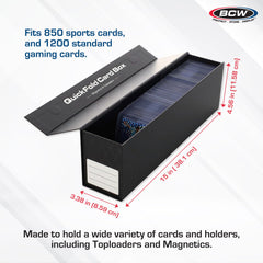 BCW QuickFold easy-assembly highlights fast setup without tools.