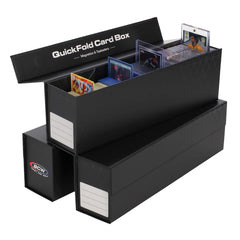 BCW QuickFold magnetic-closure box secures magnetics for organized, portable card storage.