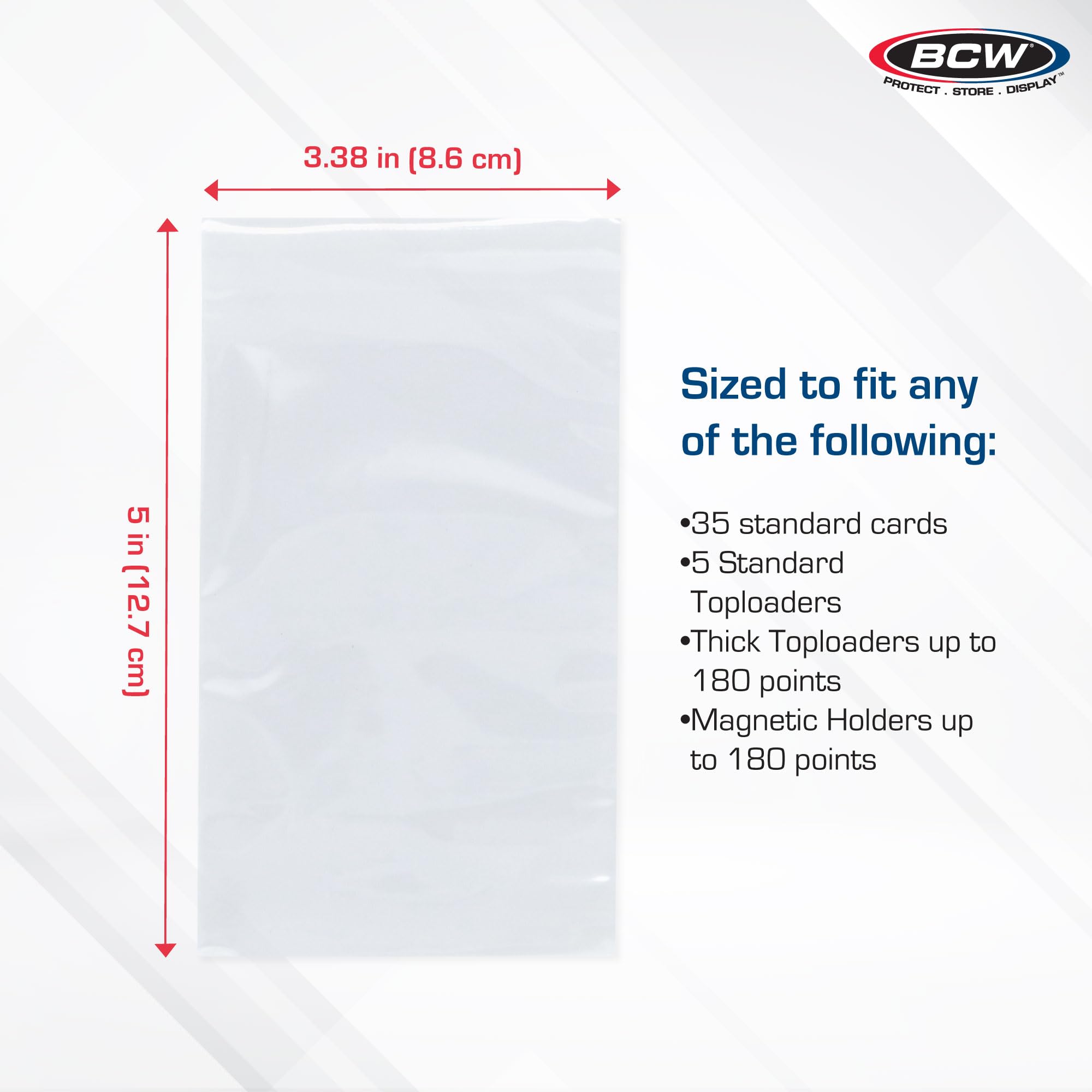 BCW team bags accommodate magnetics up to 108pt for versatility