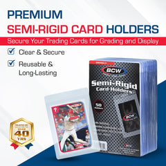 BCW 100-pack back view showing stackable protective holders