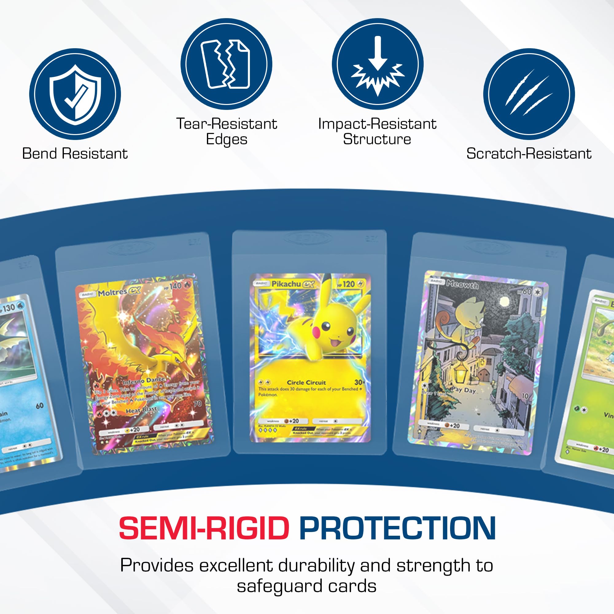 BCW archival-safe materials on clear card sleeve