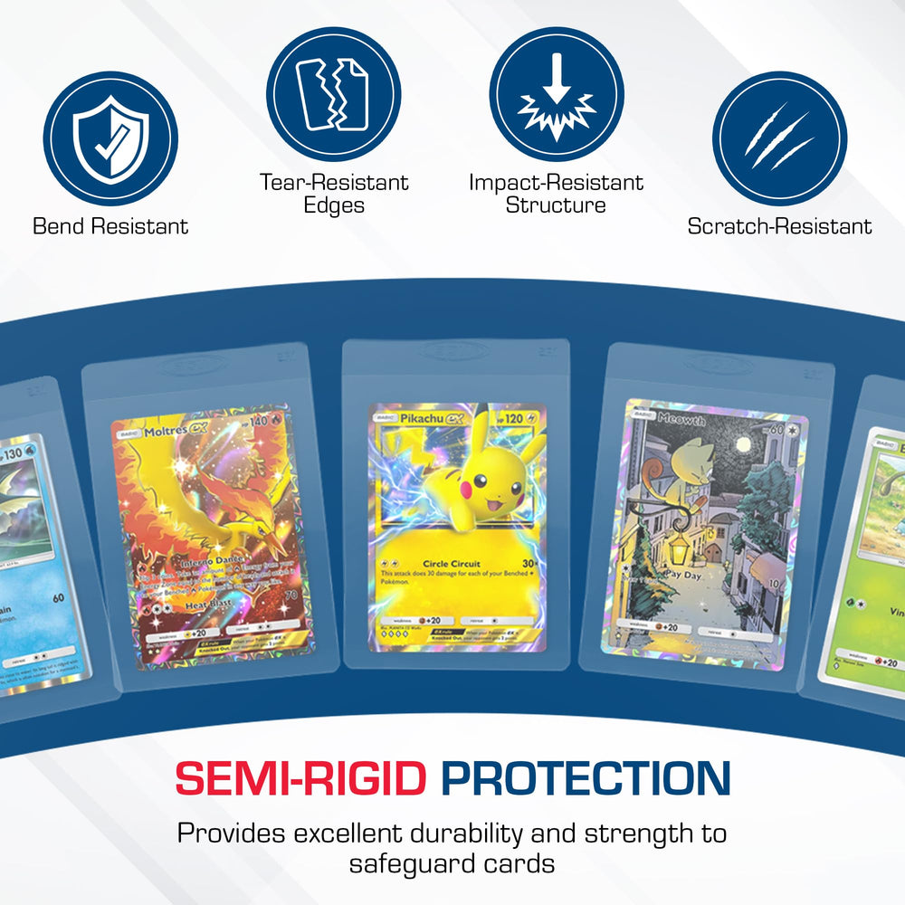BCW archival-safe materials on clear card sleeve