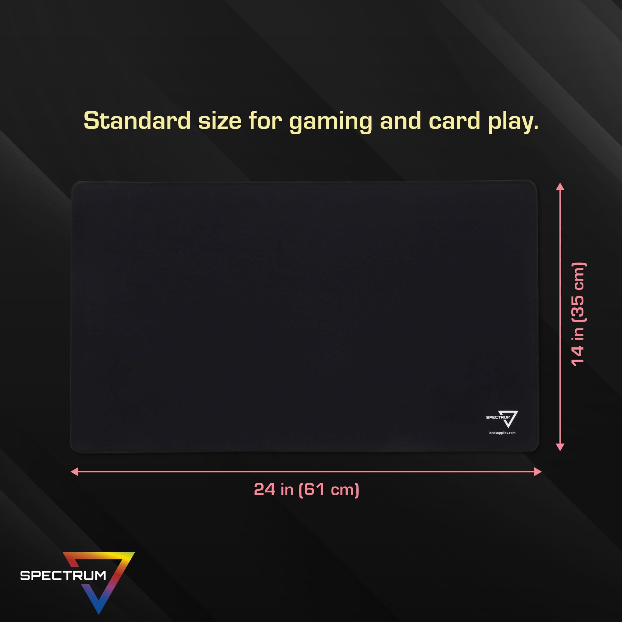 BCW Spectrum Playmat machine washable for easy cleanup after sessions.