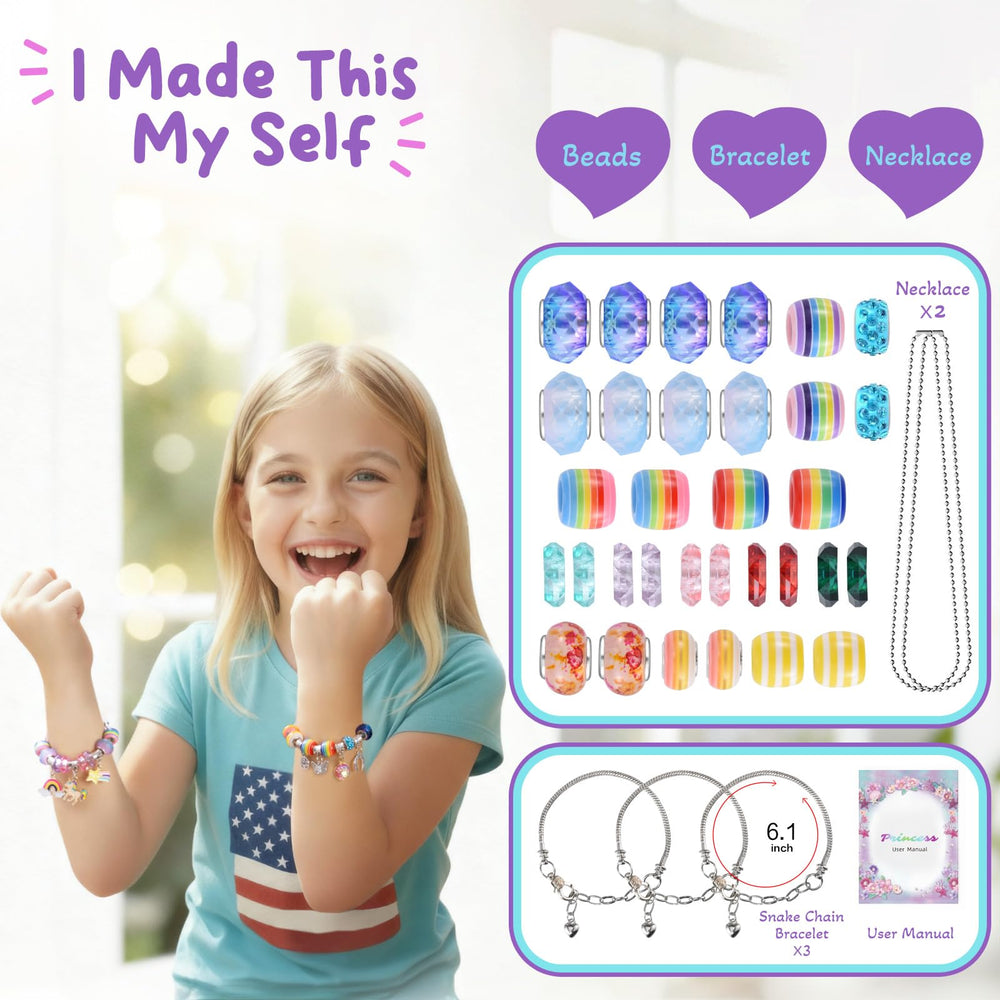 BDBKYWY charms and beads highlight hands-on crafting and fine motor skill practice