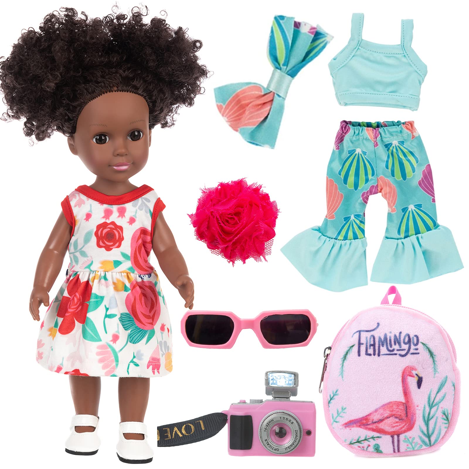BDDOLL 14.5-inch doll with soft touch for imaginative play.
