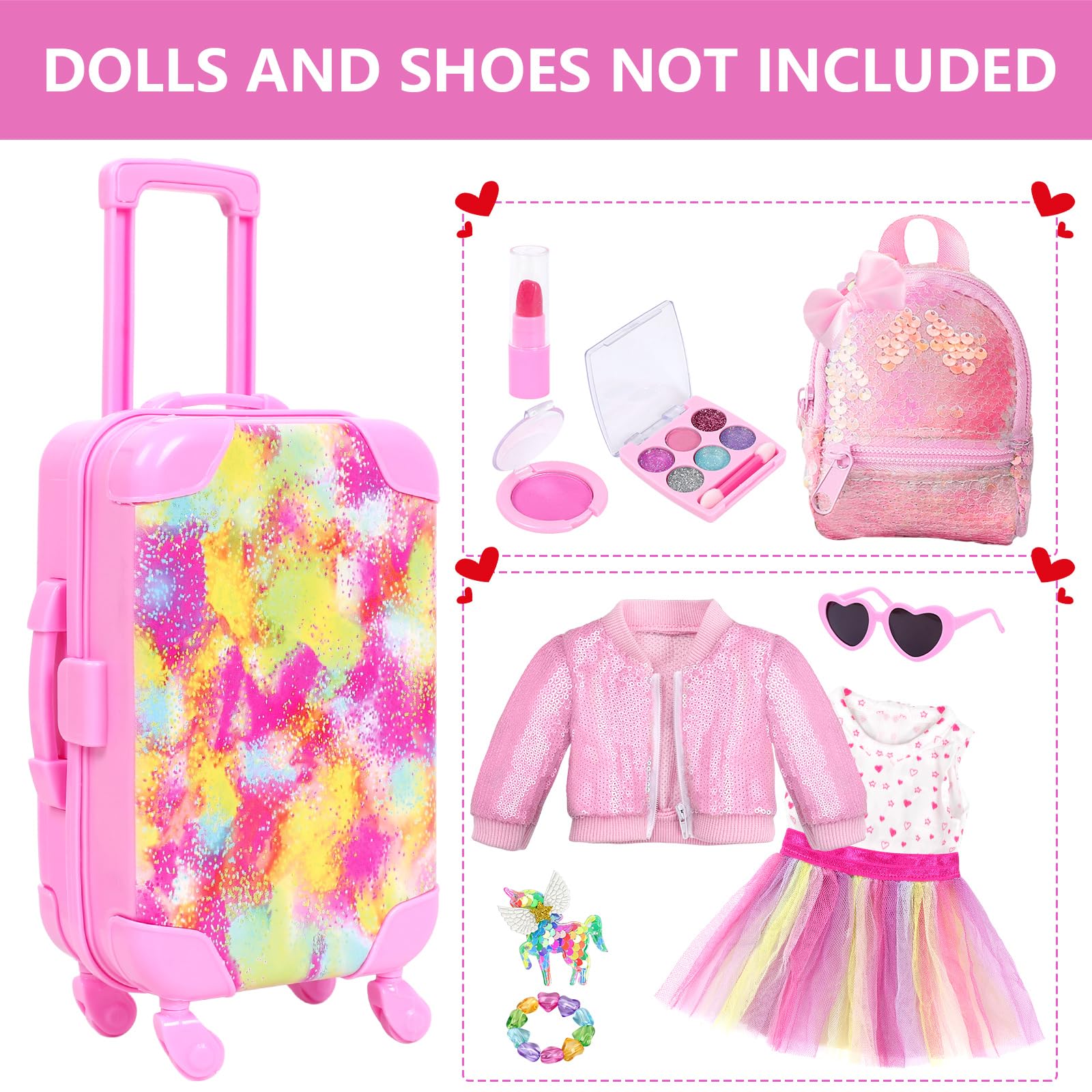 BDDOLL 18-inch doll clothes set for creative styling and storytelling.