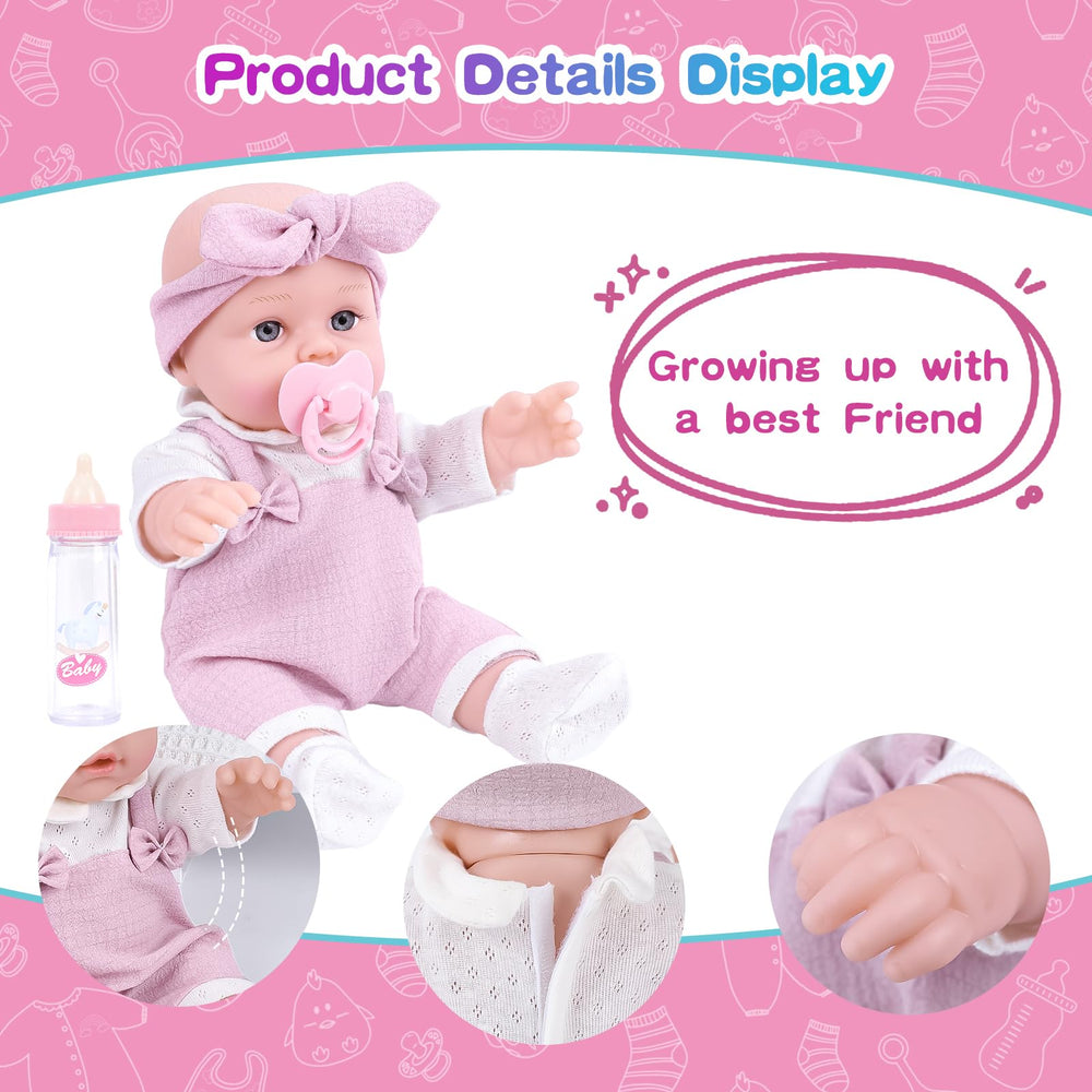 BDDOLL bottle set for feeding playtime and nurturing role-play.