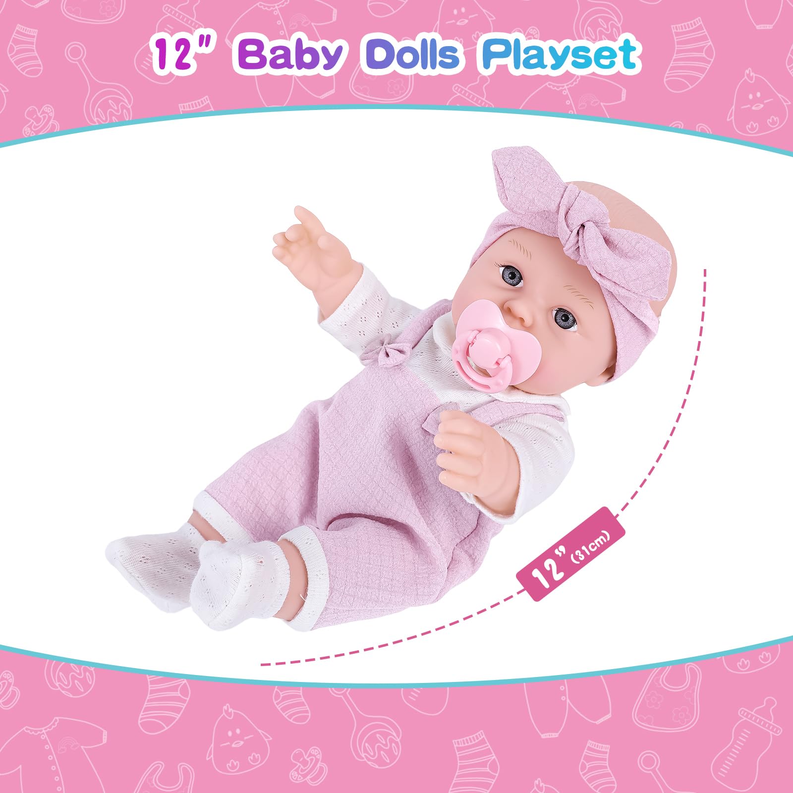 BDDOLL soft socks add complete outfit details during dressing games.