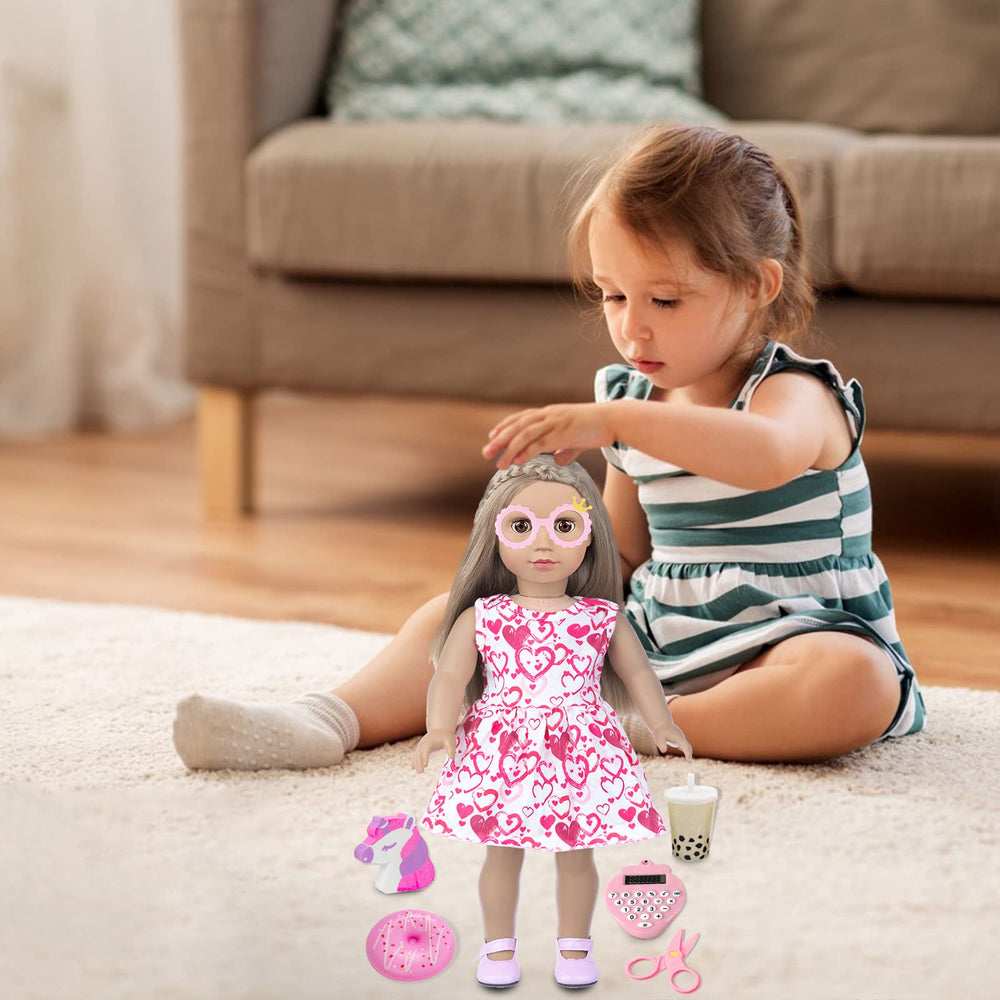 BDDOLL class schedule and student card suit classroom pretend-play.