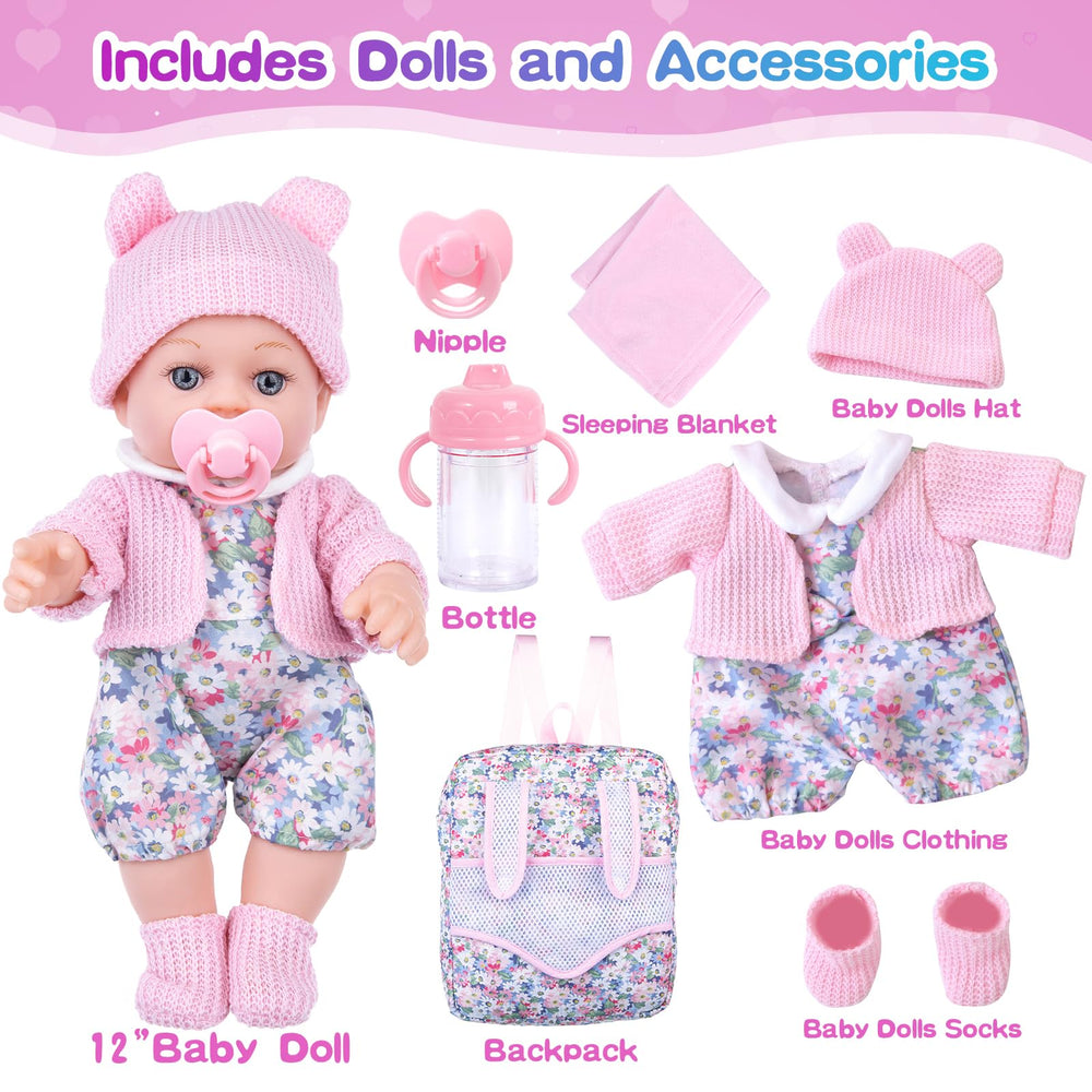 BDDOLL doll with clothes and accessories for imaginative dressing