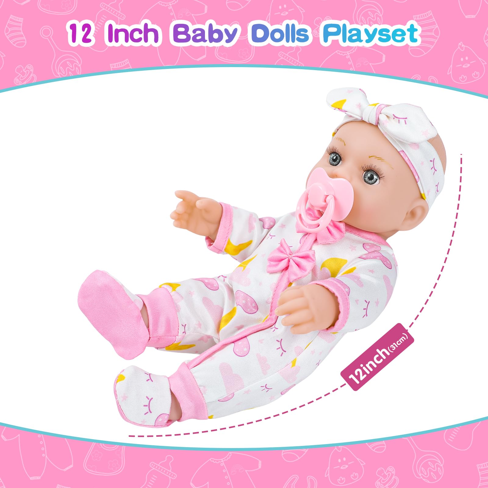 BDDOLL doll clothes outfit set for stylish pretend dress-up.