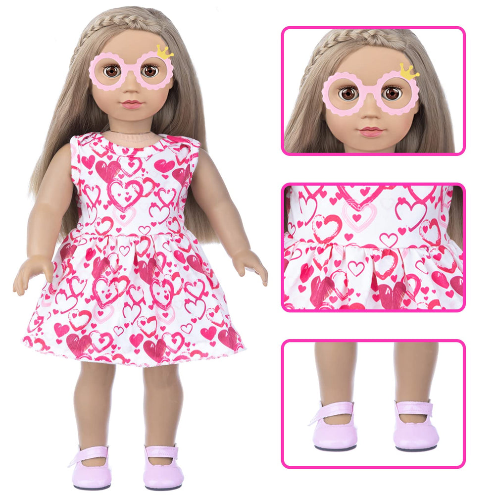 BDDOLL glasses and notebook support realistic classroom role-play.