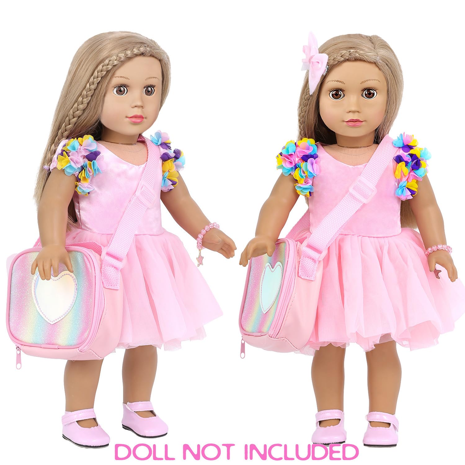 BDDOLL hairpins and bracelet add finishing touches to outfits.