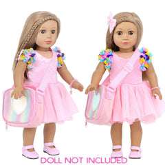 BDDOLL hairpins and bracelet add finishing touches to outfits.