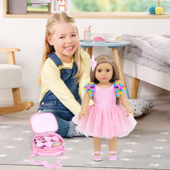 BDDOLL makeup brushes bundle delivers soft, safe playing tools.
