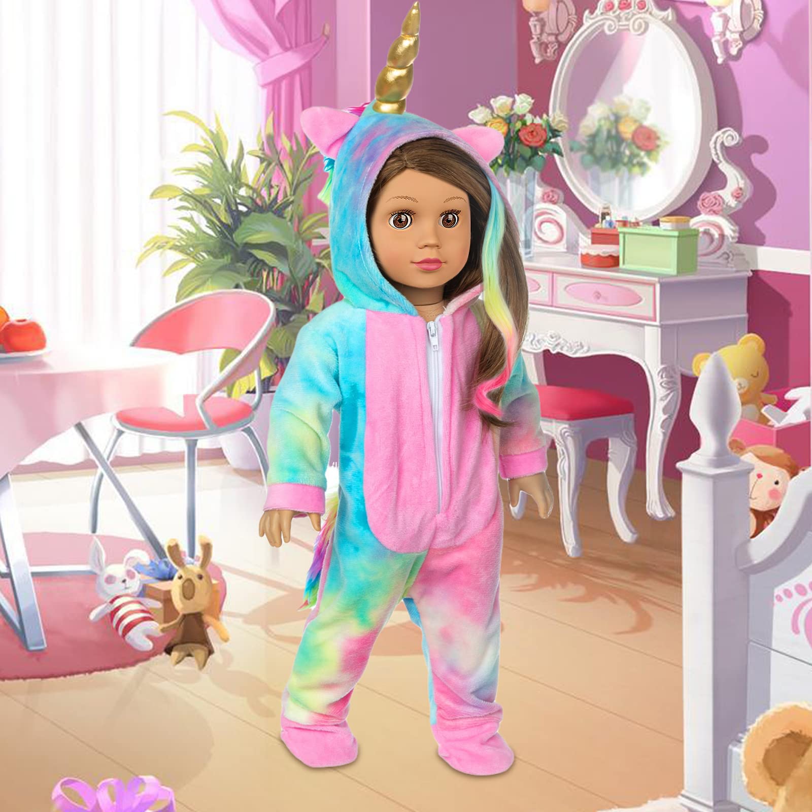 BDDOLL package contents include pajama set and hair bow for gifting.