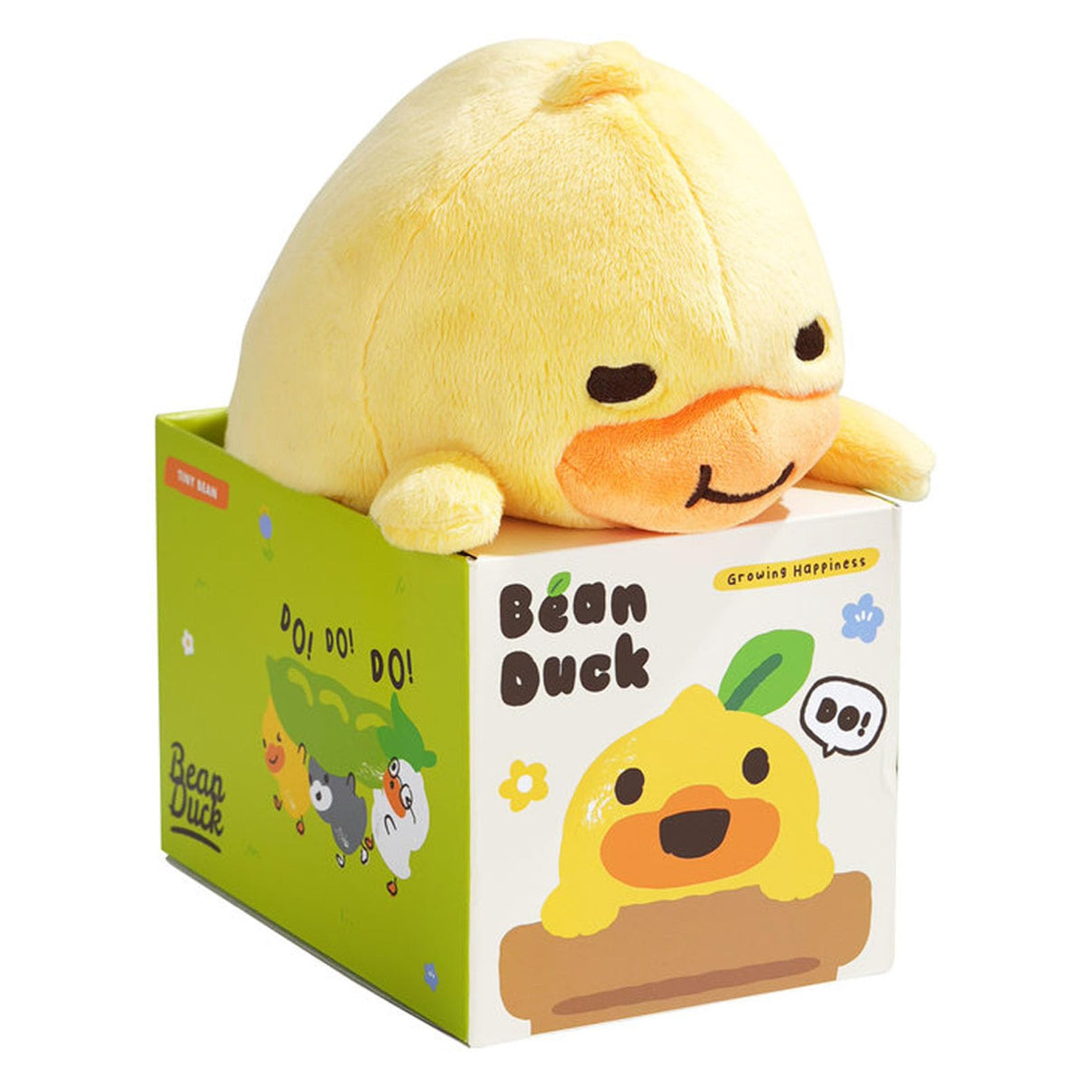 B.Duck Posture Pal Bean Duck on desk supports posture during long work sessions.