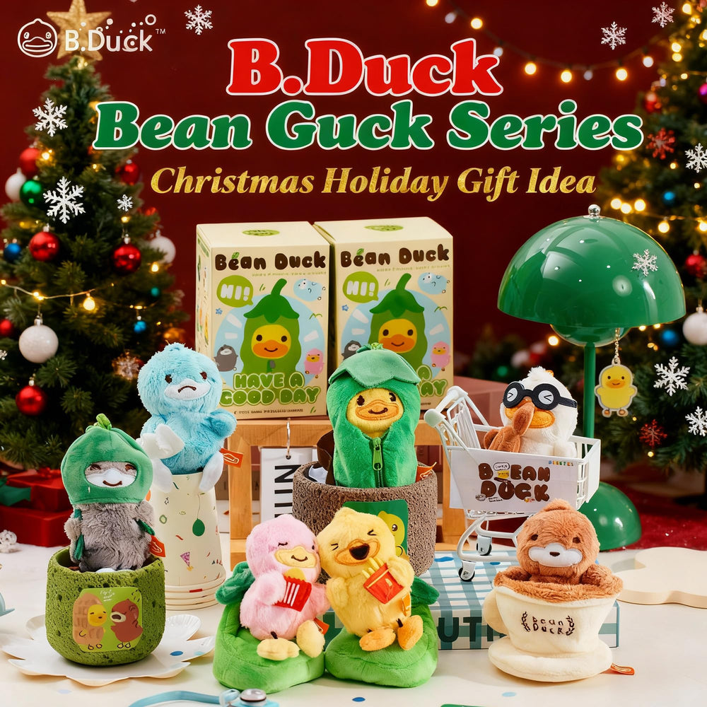 Desk-side view of the Bean Duck on an organized office setup.