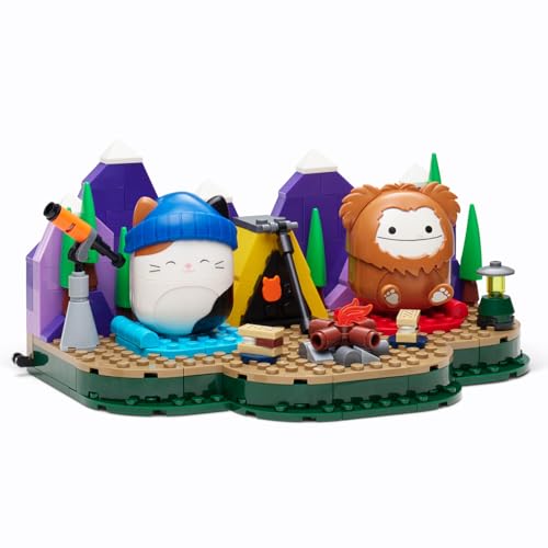 Cam the Calico Cat figure centerpiece inspiring campsite storytelling and display.