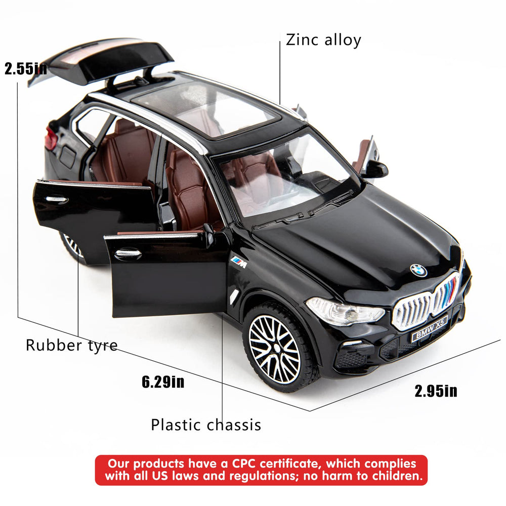 BDTCTK X5 SUV side view shows robust build and smooth pull-back action