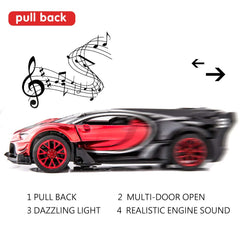 BDTCTK Bugatti Vision GT 1/32 interior-detail, realistic cockpit for imaginative play.