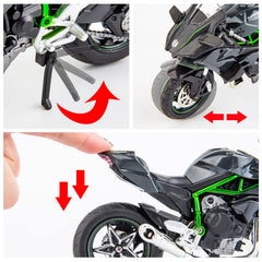 BDTCTK Ninja H2R diecast suspension detail and retractable tripod