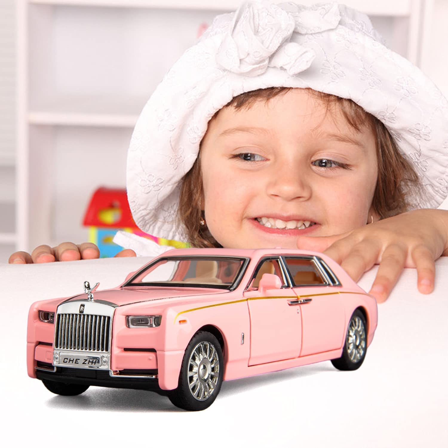 BDTCTK Rolls-Royce Phantom 1/32 side profile reveals sleek lines