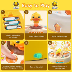 B.Duck colorful egg tokens add visual variety during rounds