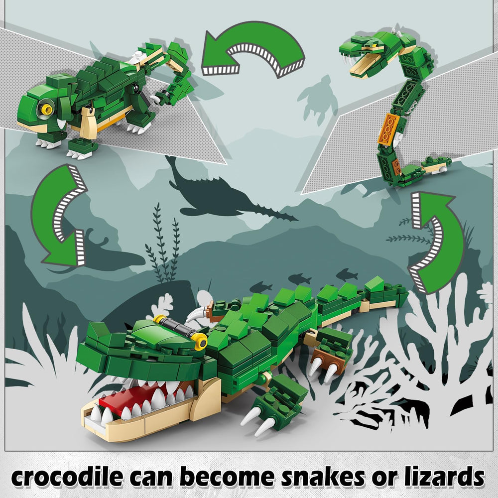 BDXEJV Creator 3-in-1 Animals forest-sea-adventures invites exploration across habitats.
