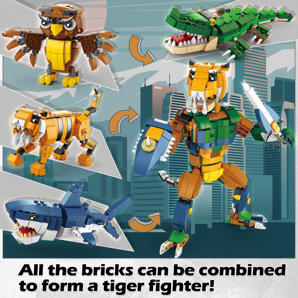 BDXEJV Creator 3-in-1 Animals safety-first design with smooth edges for worry-free play.