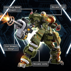 BDXEJV mech weapon feature highlights built-in firing style for exciting action.