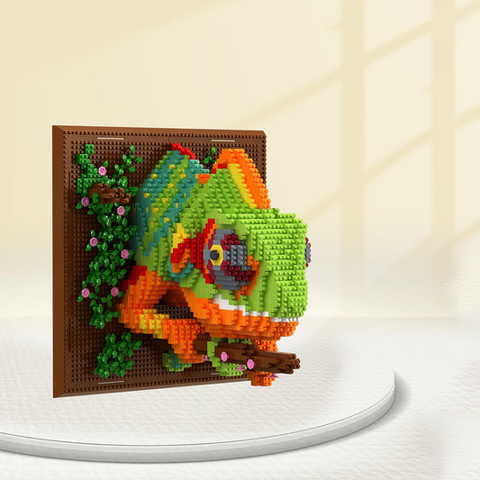 BDYDT chameleon building blocks hanging elements create unique wall decor options.