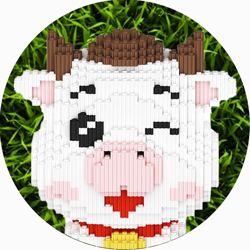 BDYDT dairy farm cow model display offers a striking home decor piece after completion.
