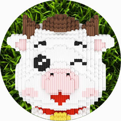 BDYDT dairy farm cow model display offers a striking home decor piece after completion.