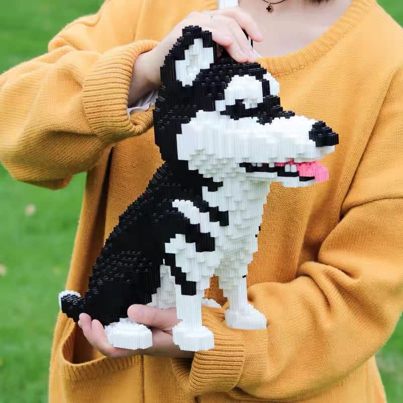 BDYDT Husky micro blocks with color instructions guide precise construction.