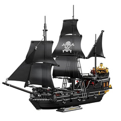 BDYDT Black Pearl pirate ship hull display for collectors and builders.