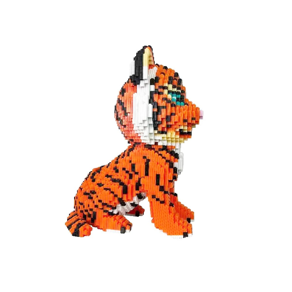 BDYDT tiger micro blocks instructional guide for step-by-step assembly.